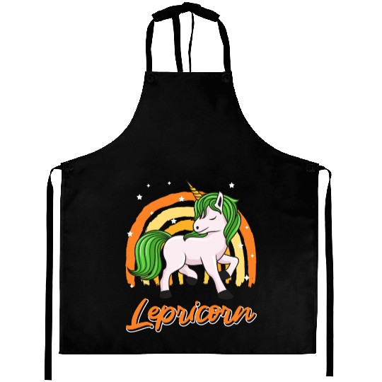 Lepricorn St. Patrick's Day Unicorn Women Aprons