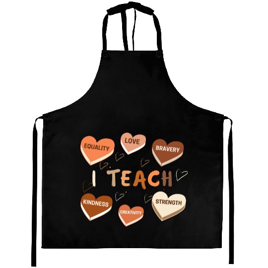 I teach black history month teacher, black teacher Aprons