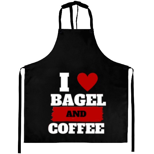 bagel and coffee, coffee meet bagel quotes gift Aprons