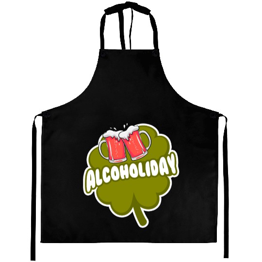 Alcoholiday St Patrick's Day beer Aprons
