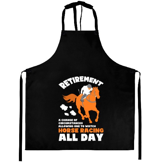 Horse Racing Retirement Gift Aprons