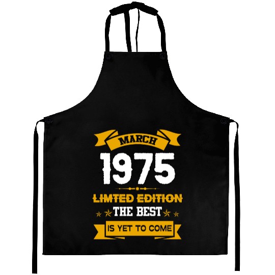 March 1975 Birthday Surprise Aprons