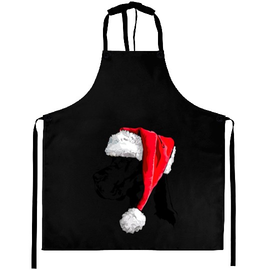 Santa Great Dane Dog Christmas Wilsigns Aprons