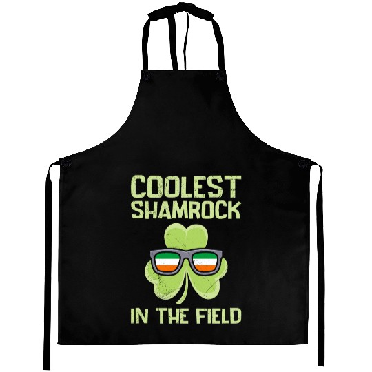 Coolest Shamrock St Patrick's Day Aprons