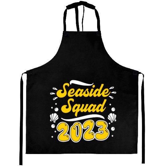Seaside Squad 2023 Vacation Friends Spring Break Aprons