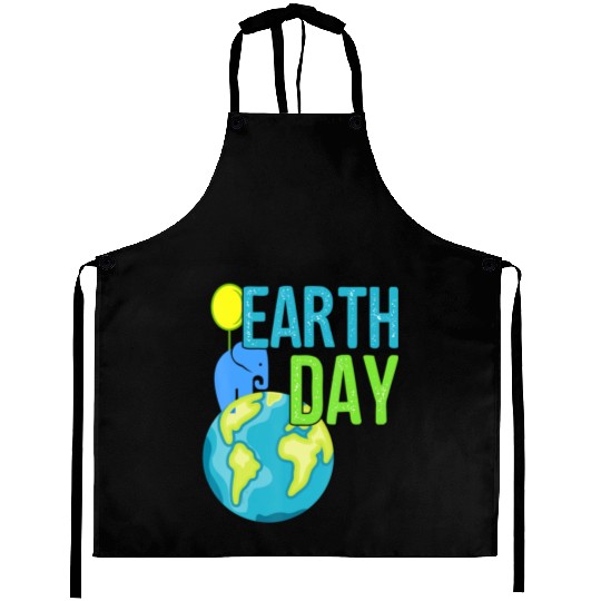 Earth Day 2019 Aprons Great Vintage Ear Elephant S