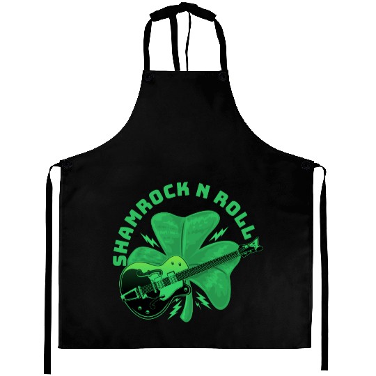shamrock n roll Aprons