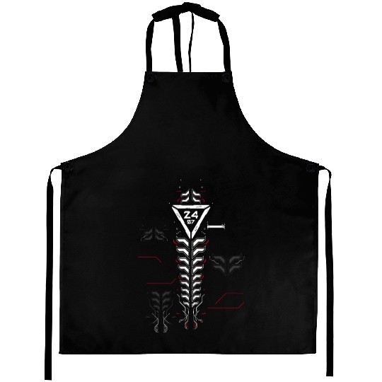 Cyber modern Aprons