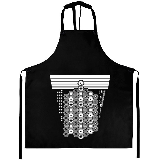 Cyber modern Aprons