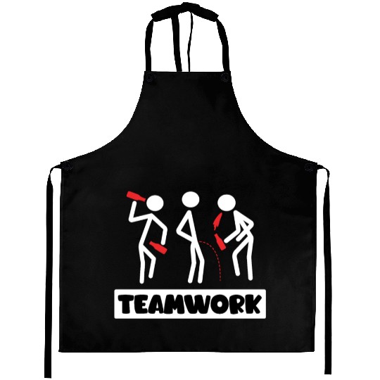 Teamwork Summer Vacation with Friends Spring Break Aprons
