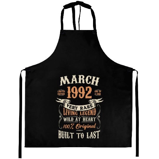 March 1992 Birthday Surprise Aprons