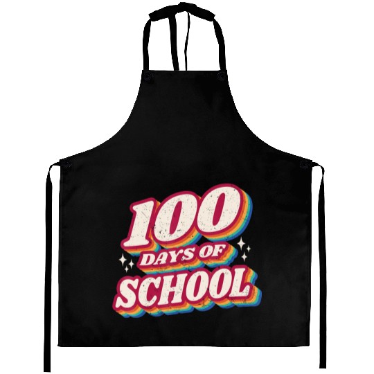 100 DAYS Yâ ALL Teacher or Student 100t Aprons