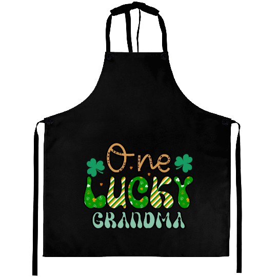 One luckyPatricks Day Sublimation Aprons