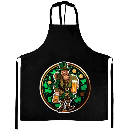 Happy St Patricks Day Aprons,Lucky Aprons