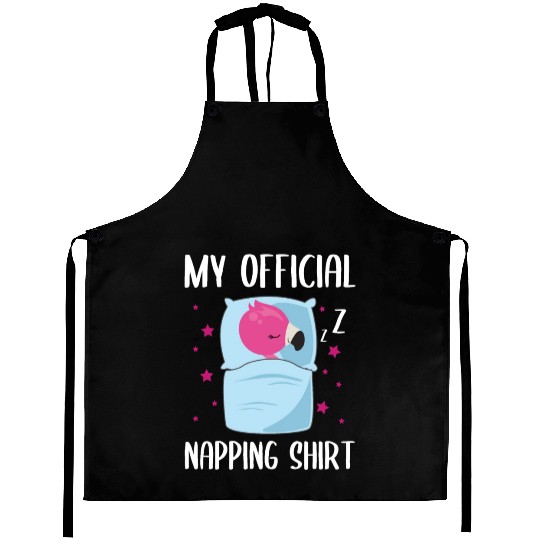 My Official Napping Aprons Flamingo Gift