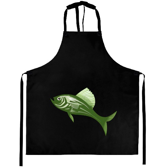 green fish Aprons