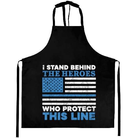 Military Police Officer Law Enforcement USA Flag Aprons