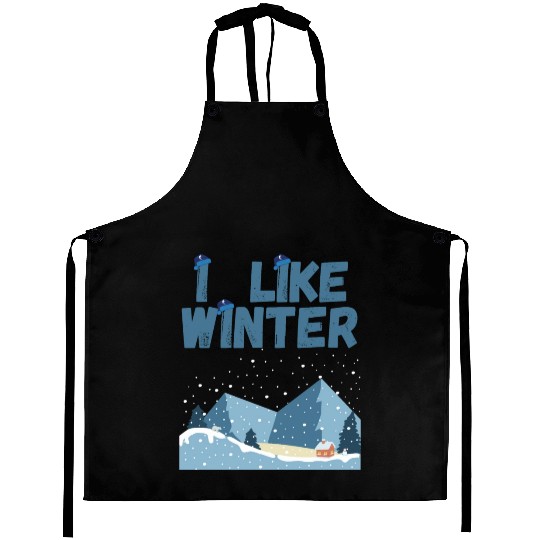 I Like Winter Aprons