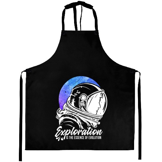 Amusing Explorations Of Cheerful Astronauts Quote Aprons