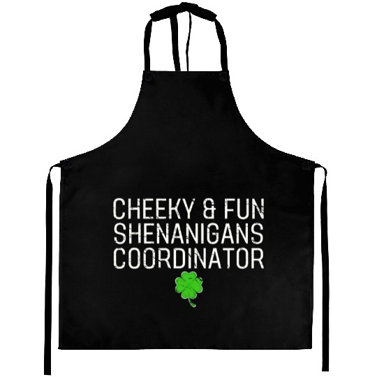 Cheeky and Fun Shenanigans Coordinator Irish St Pa Aprons