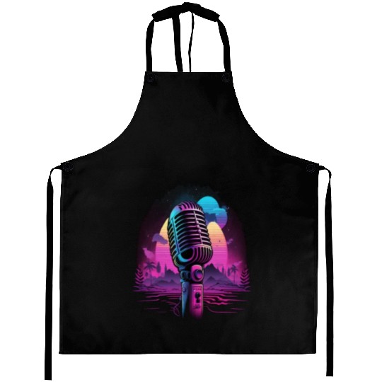 AV Technician Microphone Audio Visual Tech Sound Aprons