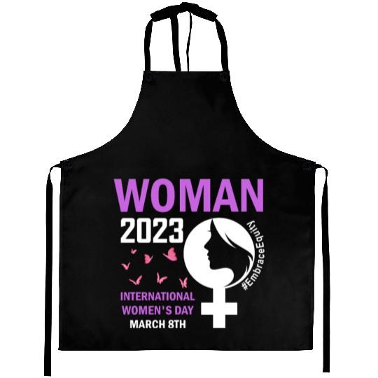International Women's Day 2023 Embrace Equity Aprons