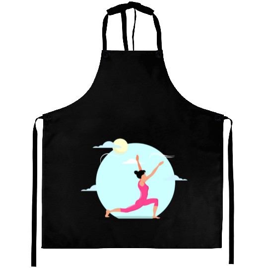 Yoga Exercise Training Sport Pose Aprons