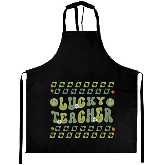 Lucky Teacher Saint Paddys St Patricks Day | Cool Aprons