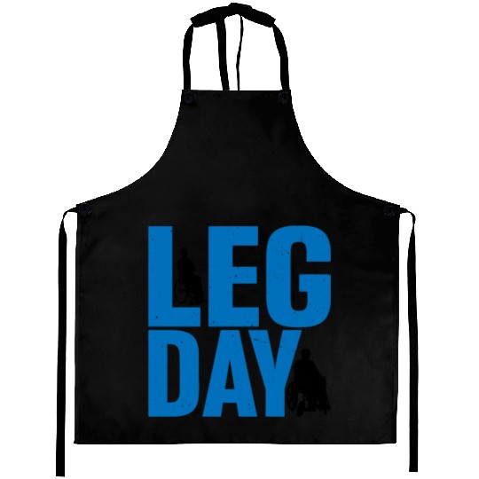 Leg Day Handicapped Wheelchair 24 Aprons