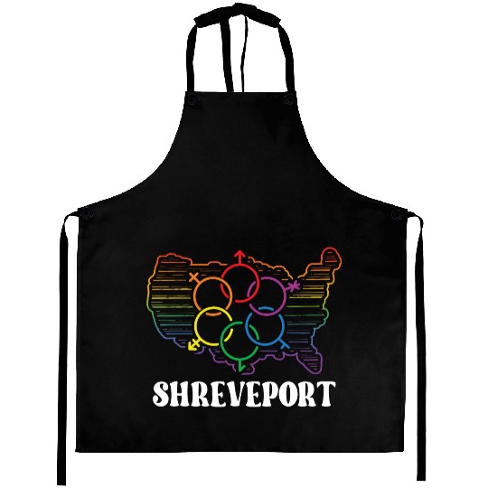 Shreveport Pride Month Pride Flag LGBT Community L Aprons