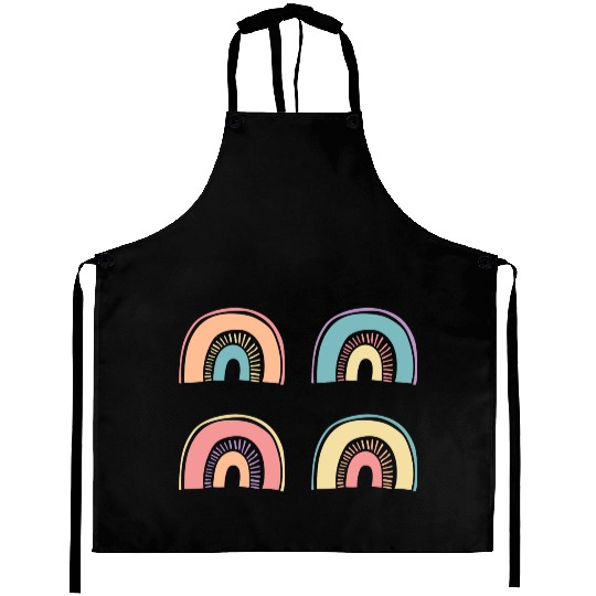 Multi Rainbow Aprons