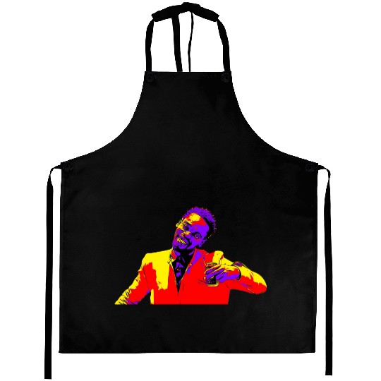 Happy black man Aprons
