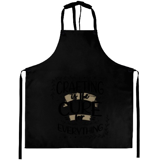 Crafter Gift Cats are the Cure for Everything Aprons