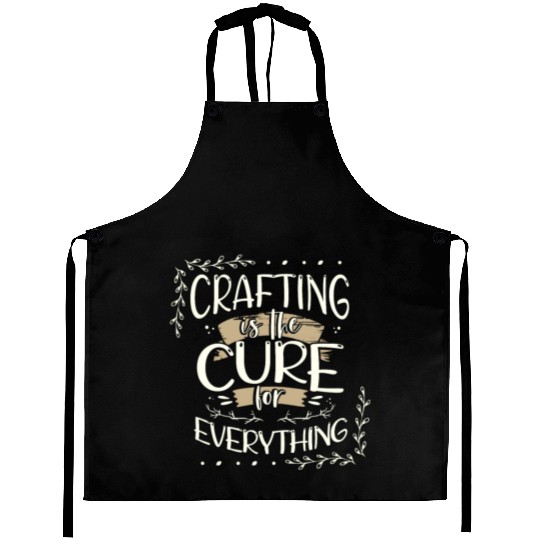 Crafter Gift Cats are the Cure for Everything Aprons