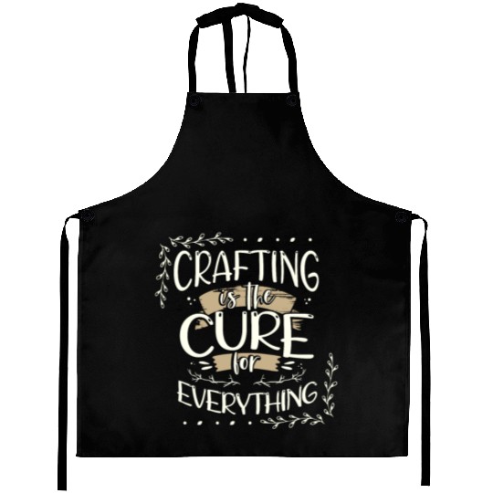 Crafter Gift Cats are the Cure for Everything Aprons