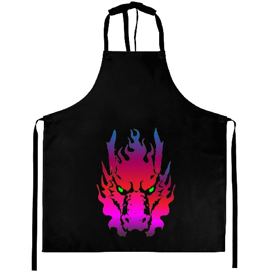 Dragon Face Aprons