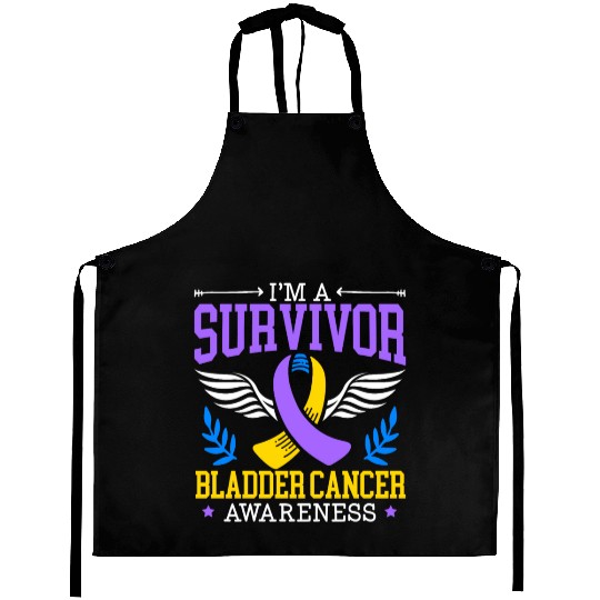 Bladder Cancer Survivor Bladder Cancer Awareness Aprons