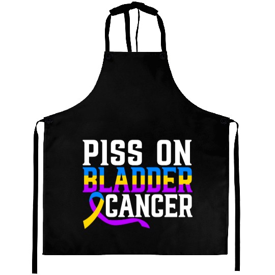 Piss On Bladder Cancer Awareness Month Aprons