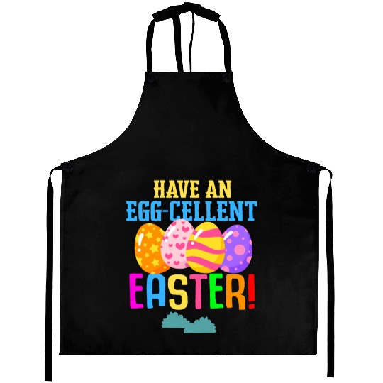 Easter Colorful Egg Dye Rabbit Egg Hunt Aprons