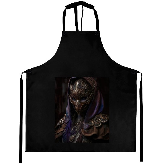 Dark Necromancer Aprons