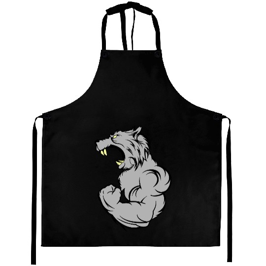wolf beast 2 Aprons