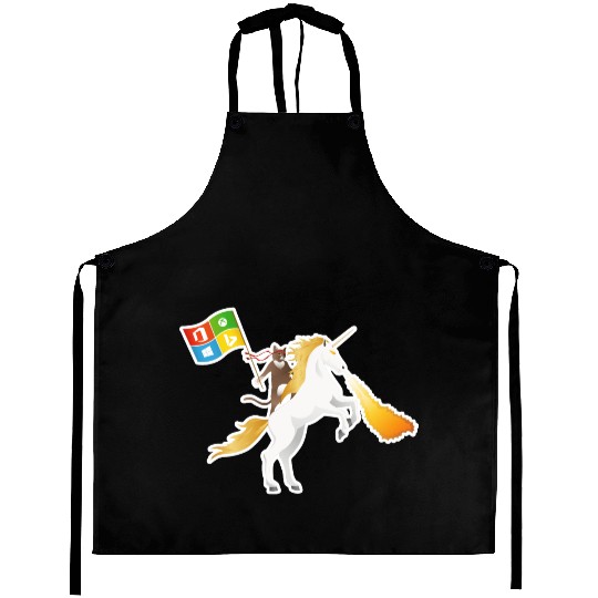 Ninja Cat Unicorn Aprons
