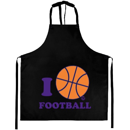 I Love Football Aprons