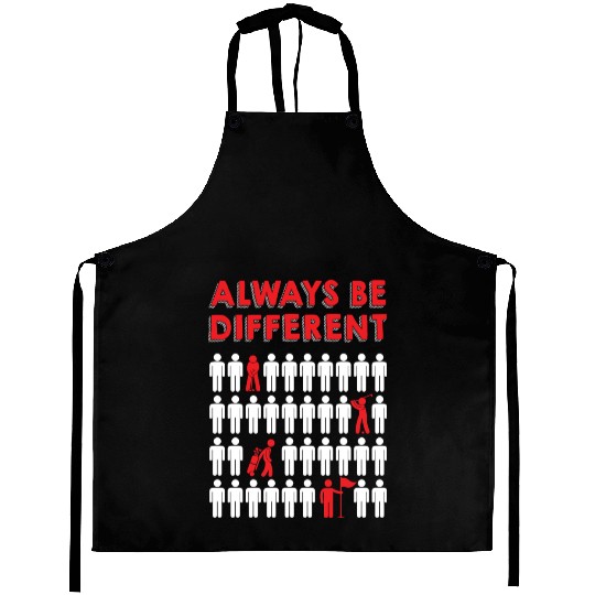 Always Be Different Golf Aprons