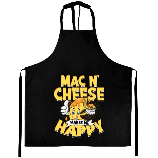 Mac N' Cheese Taster Pasta Food Macaroni Aprons