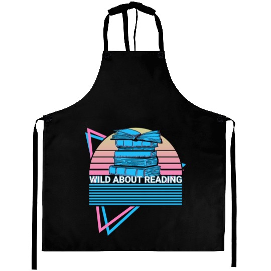 Funny Book Reader Bookworm Aprons