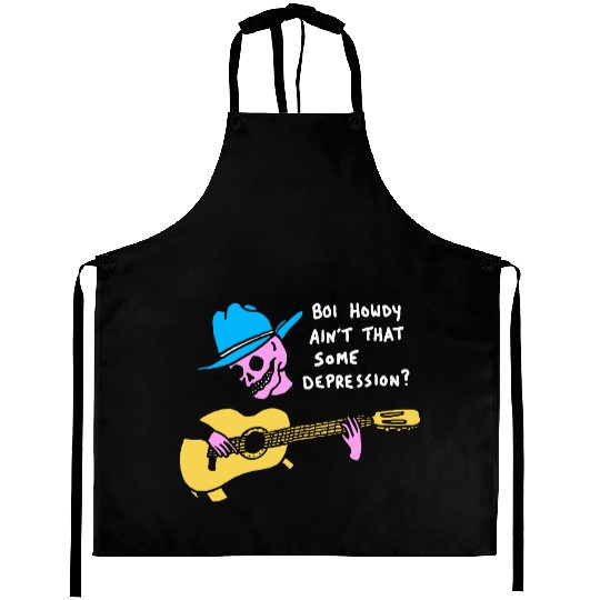 Boi Howdy Ain't That Some Depression? Apparel Aprons