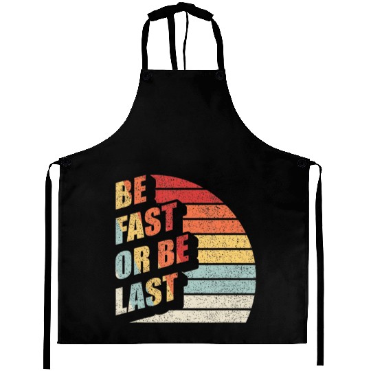 Fast Car Quote Drag Racing Gift Vintage Retro Rac Aprons