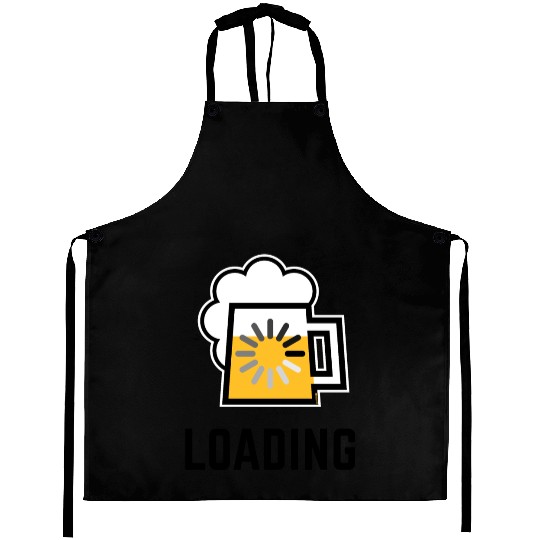 Beer Loading (Drinking In Progress / Positive / |) Aprons