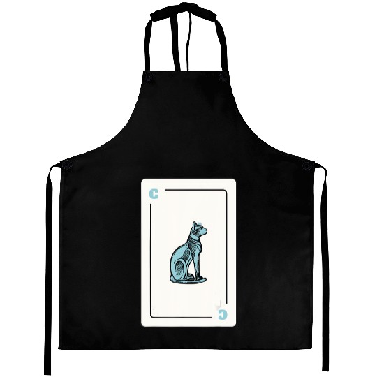 Cat Playing card Cat Lovers Gift Aprons